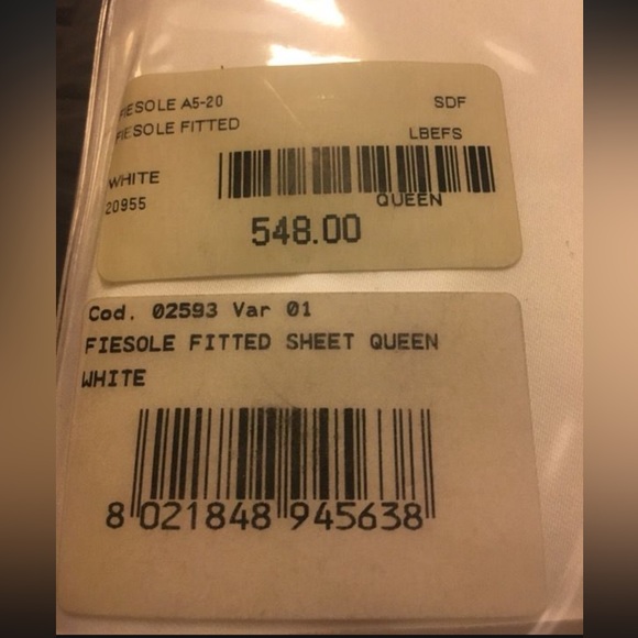 Signoria Di Firenze Italy- Fitted sheet- Queen- new with Tag - Picture 2 of 5